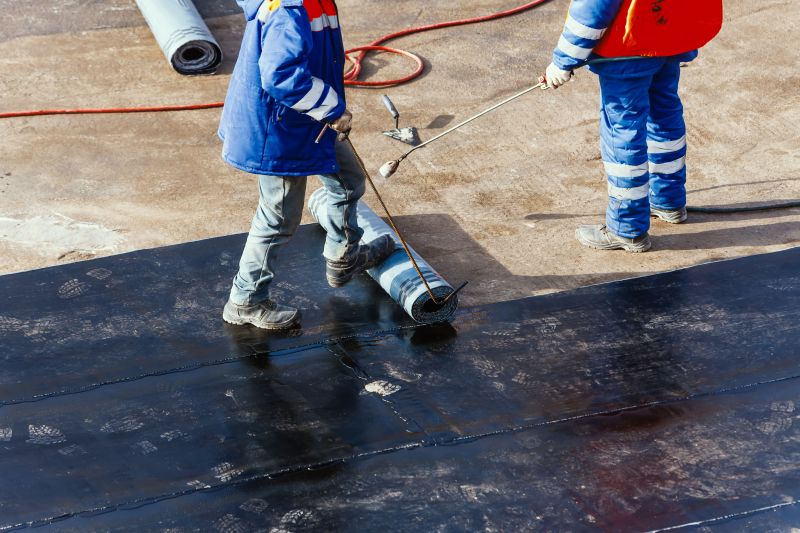 Products For Flat Roof Waterproofings in use
